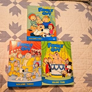 Family Guy Lot of DVD's EUC Volumes 2, 3, 4